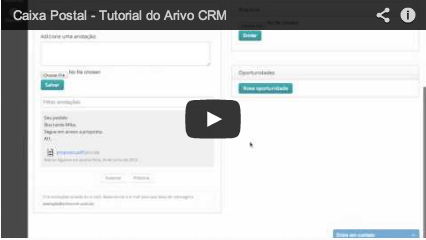 Video tutorial de caixa postal